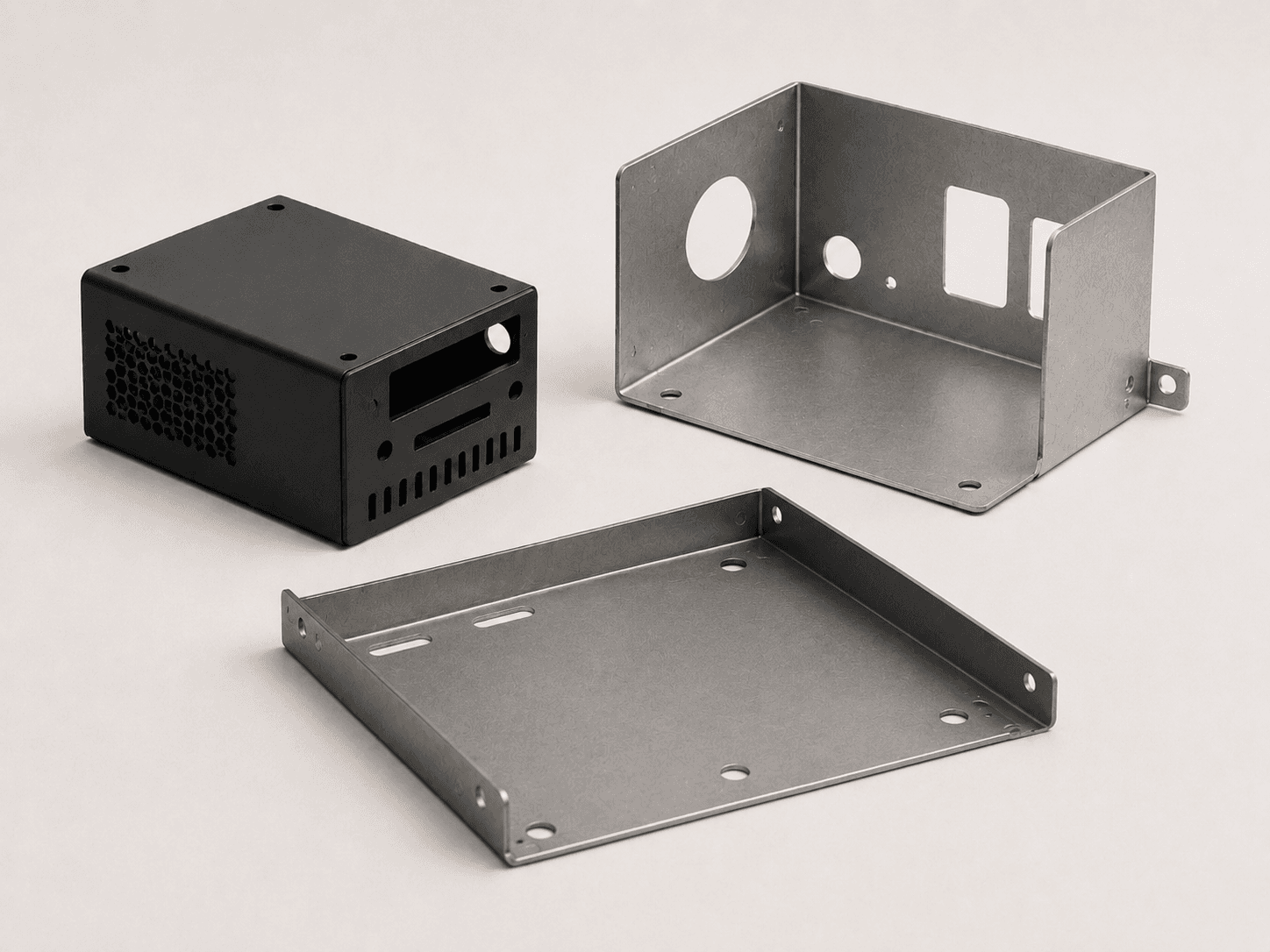 Formed sheet metal enclosure